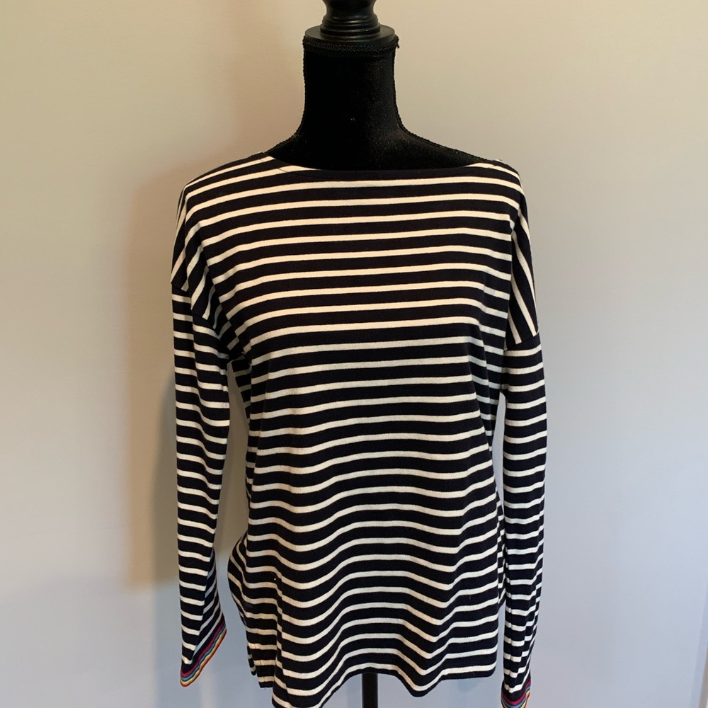 Talbolts Navy Stripes Shirt